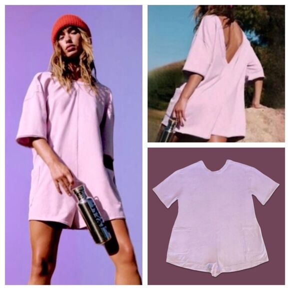 Free People Pants - Free People Movement Hot Shot Tee Romper